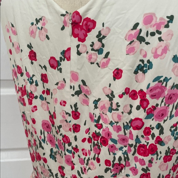 Talbots RSVP Rose Garden Fit Flare Dress 12 EASTER FLORAL Fully Lined - Picture 8 of 12